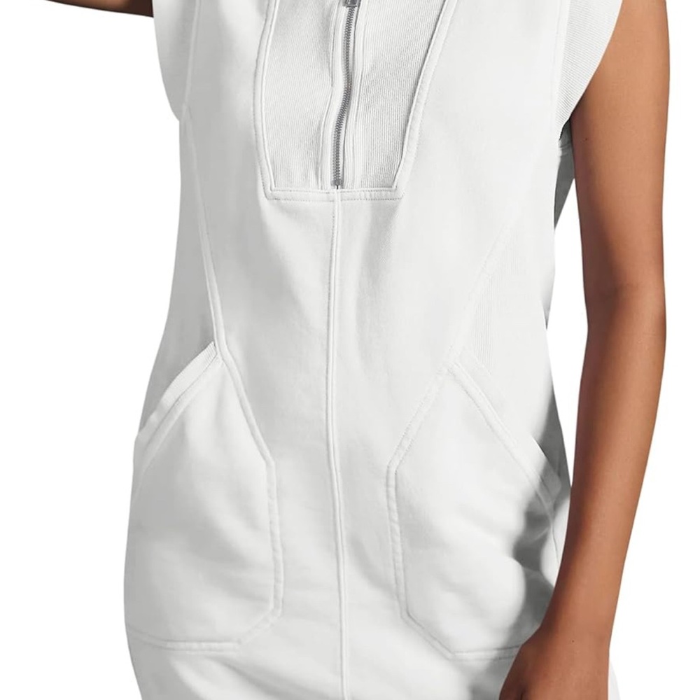 Daily Practice by Anthropologie Meru Zip-Front Mini Dress